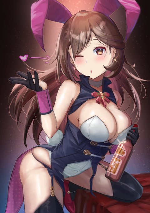 バニー杏奈ちゃん #アリスギアお絵かき 