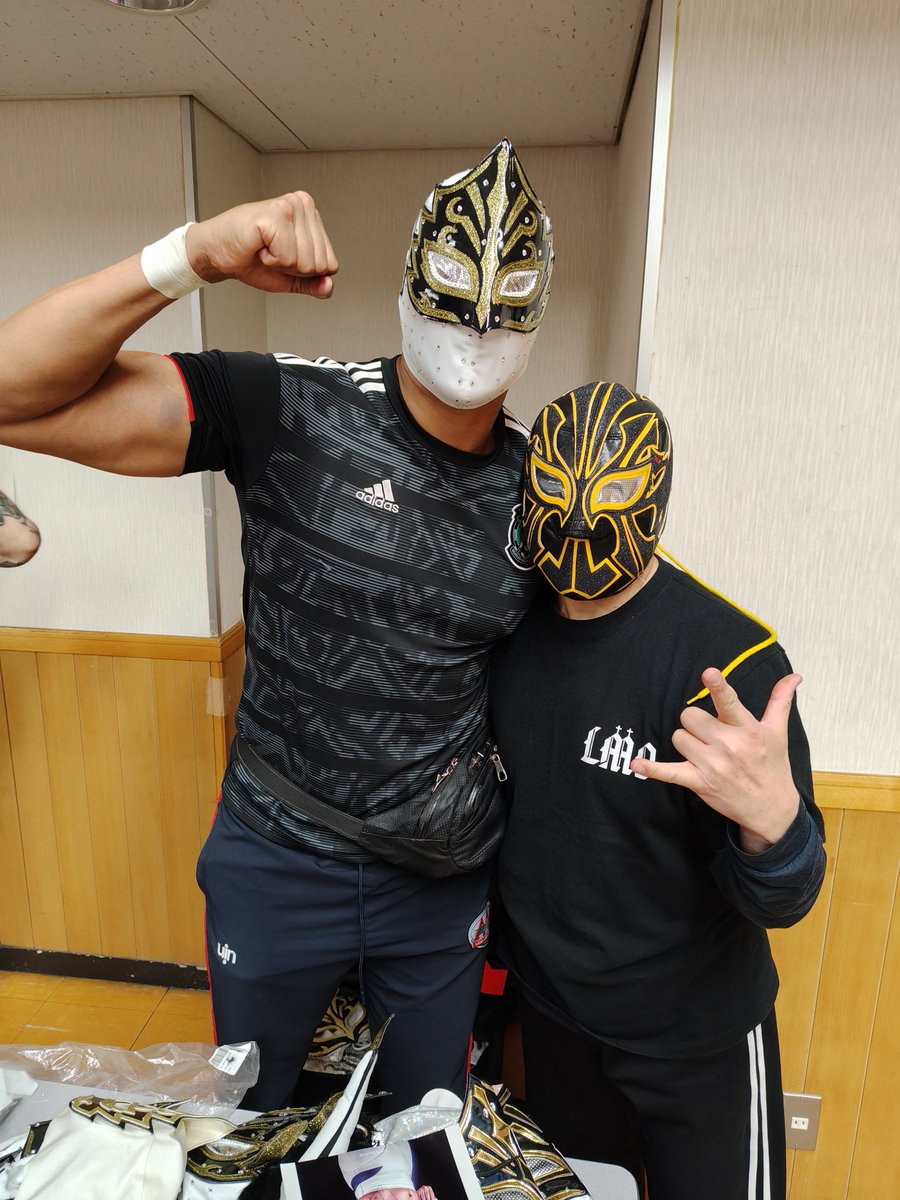 🐯ティグレ・ブランコ選手‼️
デカくてカッコいい‼️😙👍

<a href="/hmascarasagrada/">Tigre Blanco H)))S</a>
#LMO2026春
#LMOVL