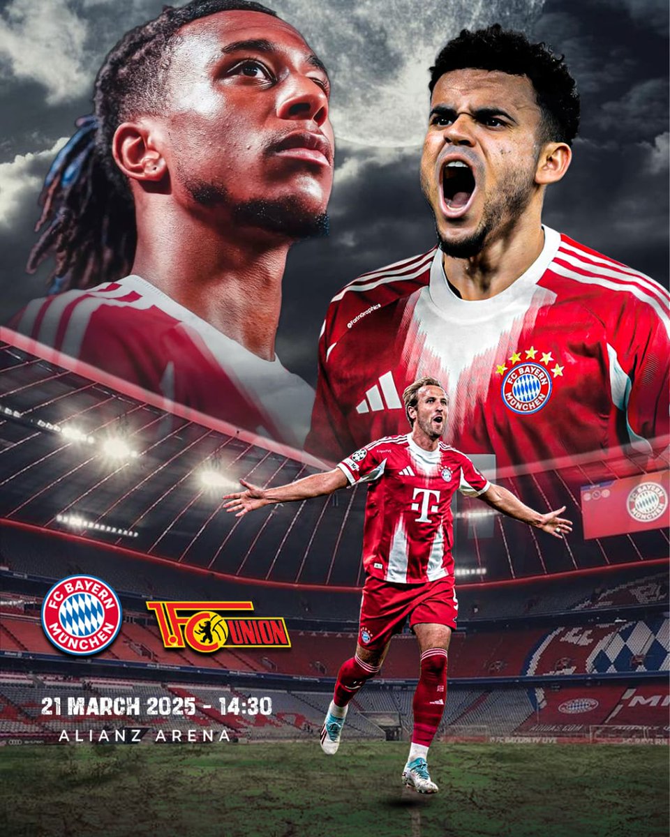 I designed a matchday flyer for Bayern Munich. 🔥🎨🧑‍💻

Rate guys? 😊 <a href="/FCBayern/">FC Bayern München</a> <a href="/BayernSpace/">Bayern Space</a>
