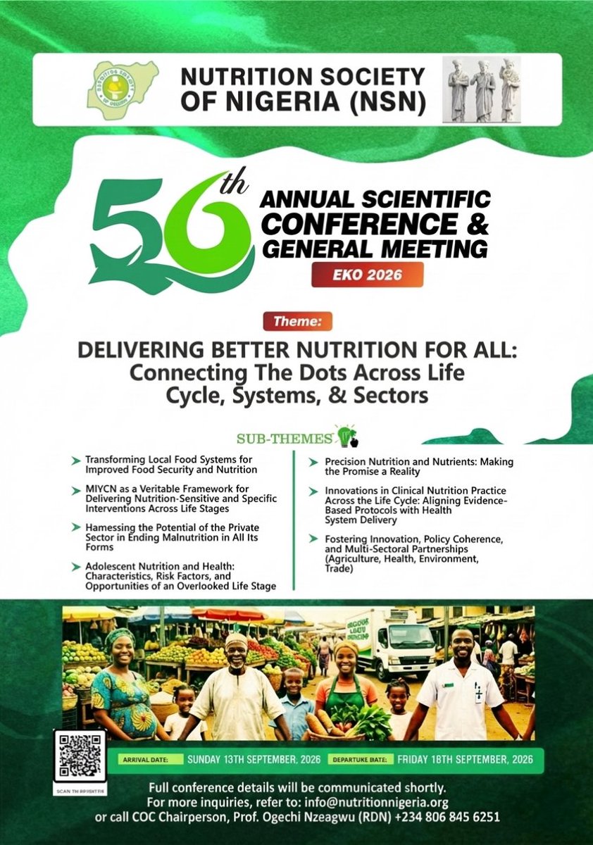 Nutrition Society of Nigeria( NSN) tweet media