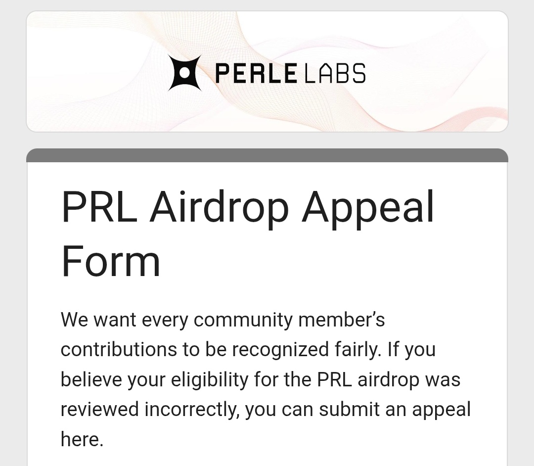 Giving you a heads up:

The team at <a href="/PerleLabs/">Perle Labs</a> may be using this opportunity to include insider wallets through this form.

<a href="/bubblemaps/">Bubblemaps</a> worth tracking the token distribution at TGE.

Bookmark this. Let’s see how it plays out.
