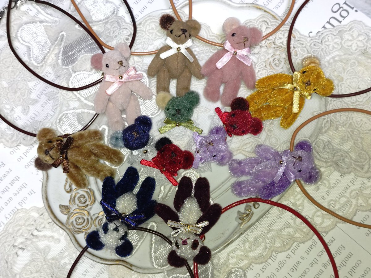 ミニベア(約5cm)１個増えました🧸
ミニチュアファー使用

参加予定イベント
4月アイドール大阪
6月ドルミス