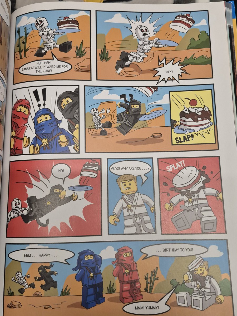 artwithkroe's tweet photo. Old Ninjago Comic from the 2012 annual

Zane's Birthday https://t.co/4giBf5jiJJ