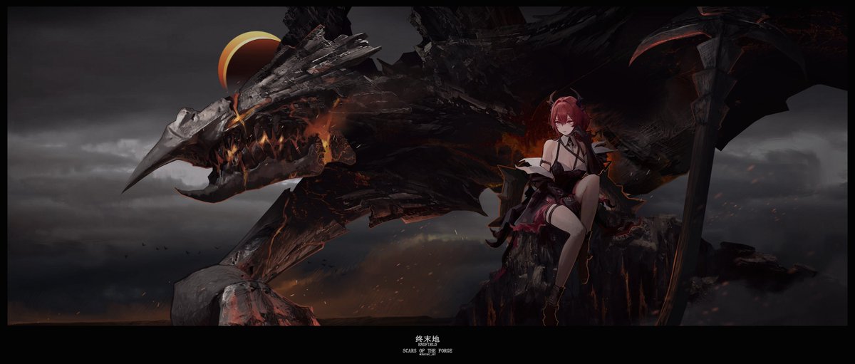 uratani_art's tweet photo. Scars of the Forge
#Endfield  #Arknights #エンドフィールド  #终末地 #明日方舟 #アークナイツ #Laevatain #fanart https://t.co/iBj84zcIiU
