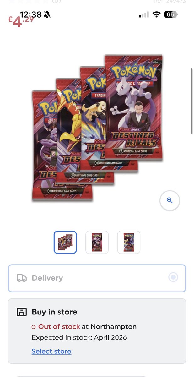 Pokemon UK PBST - Restock Alerts & News tweet media