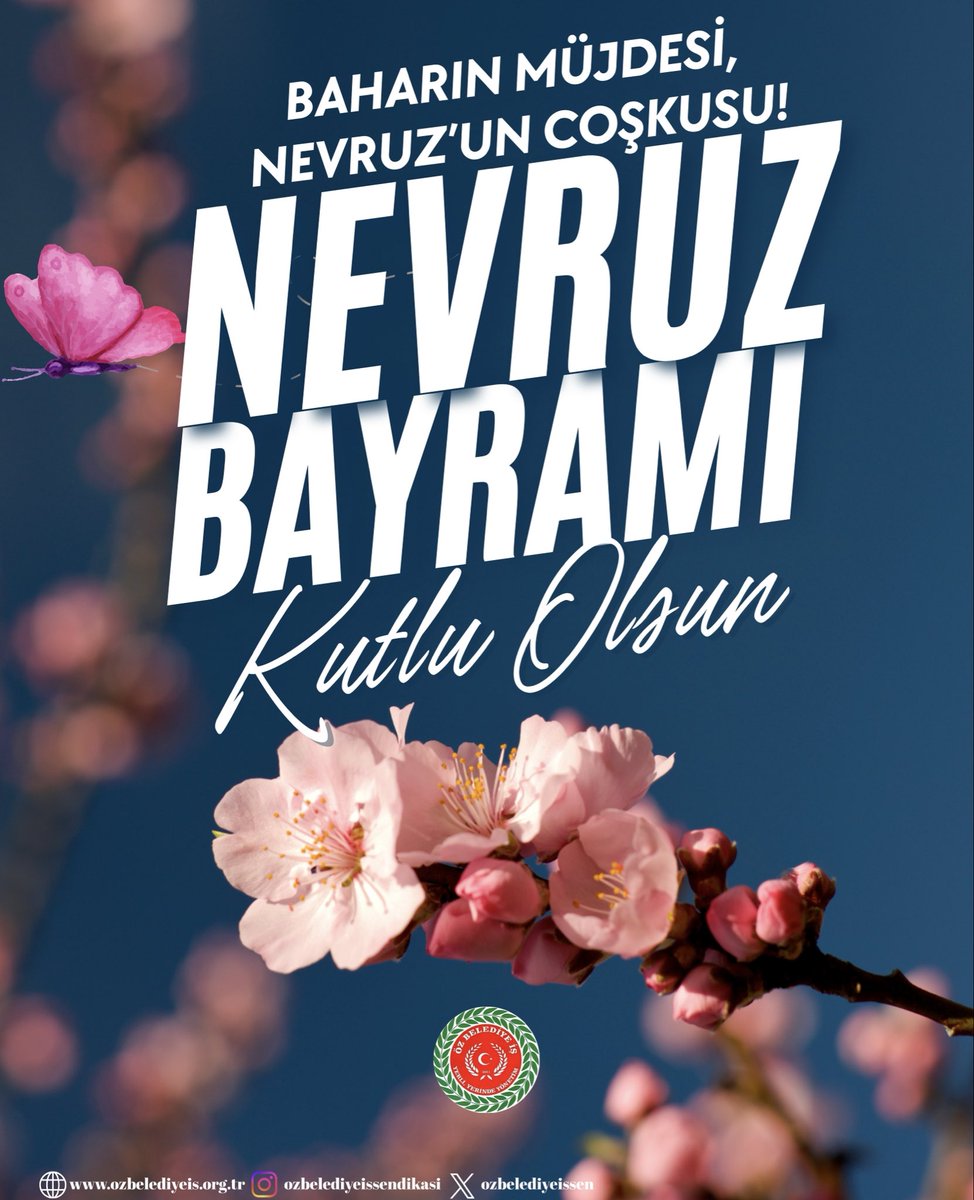 Nevruz; doğanın yeniden uyanışıyla birlikte umutların yeşerdiği, birlik ve beraberliğin güç kazandığı anlamlı bir gündür.

Bu özel günün; birlik ve beraberliğimizi güçlendirmesini, ülkemize sağlık, huzur ve bereket getirmesini diliyor, Nevruz Bayramı’nızı kutluyoruz.