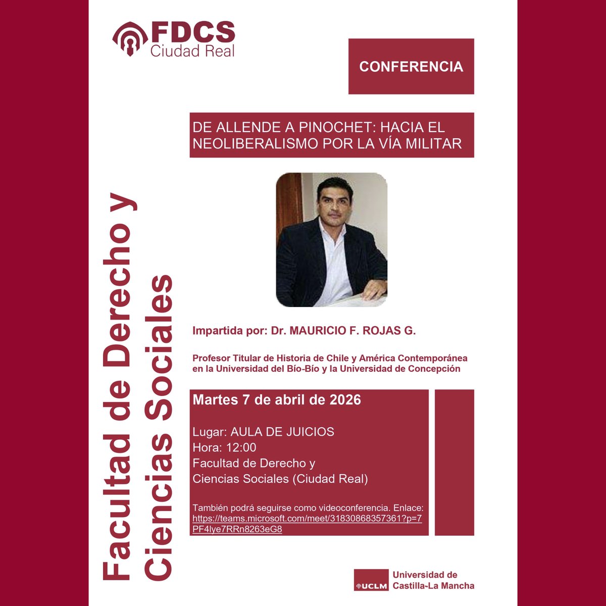 Facultad de Derecho y Ciencias Sociales CR tweet media