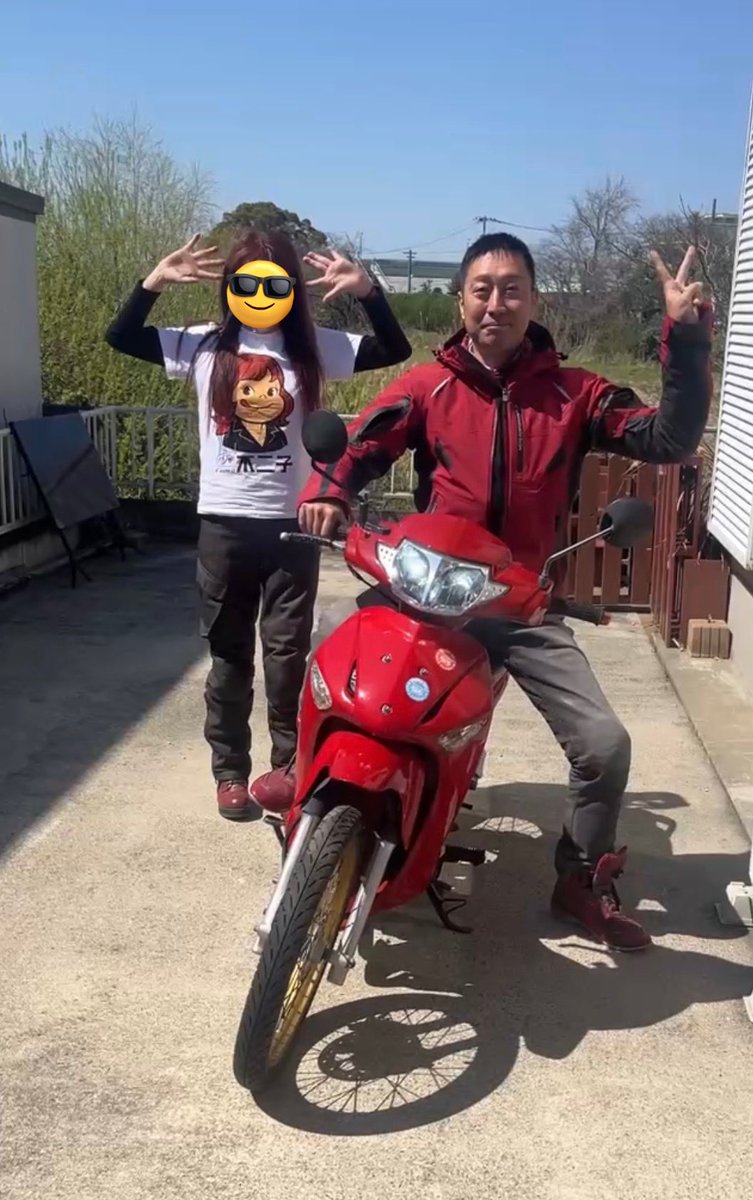 harubike_ch's tweet image. こんばんわー🙋‍♂️

｢はるバイクちゃんねる｣のはるです🎤

昨日の2026さくらバイク詣でからの〜
今日は、GOM専用マシーン仕入れましたコレ✌︎('ω')✌︎
GOP原付オフロードプロジェクト始動▶️しましたコレ❗️
#バイク詣で #GOM