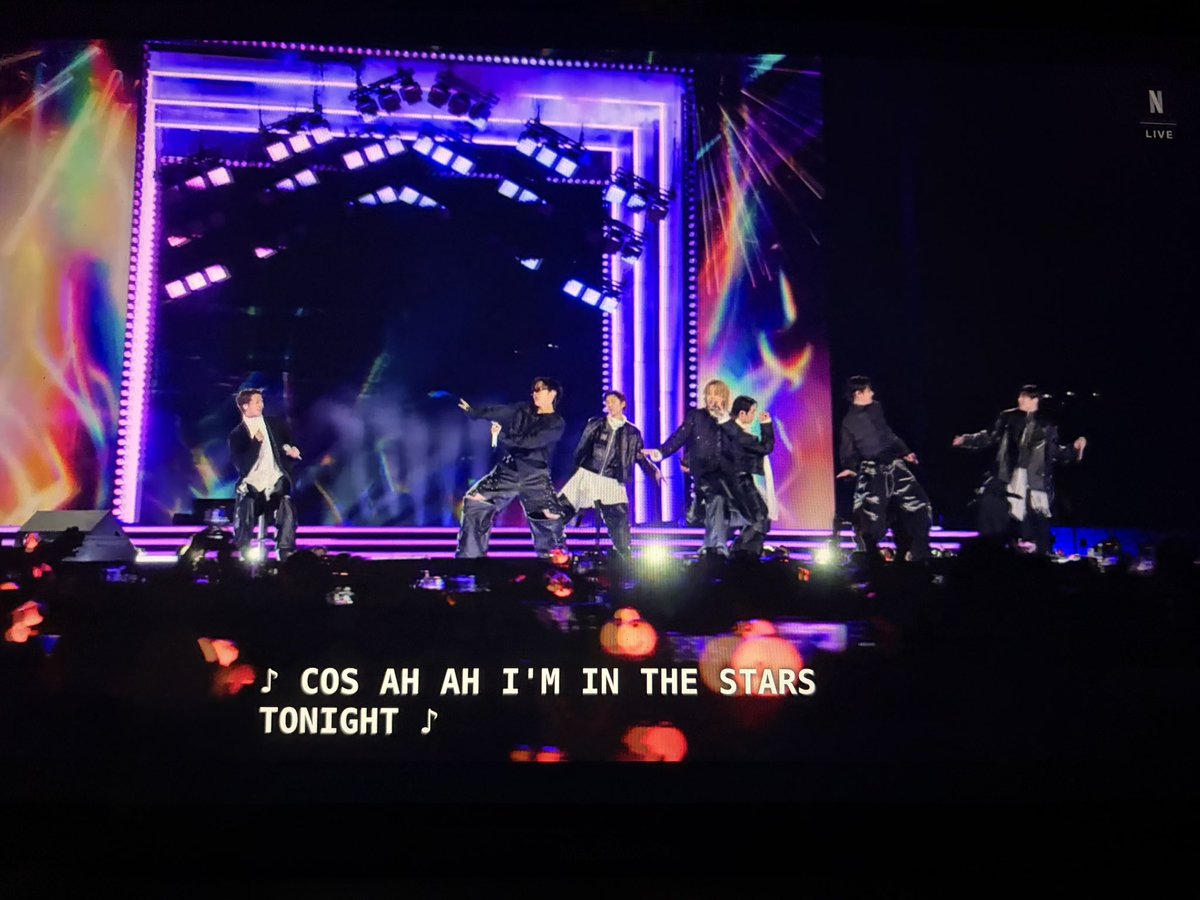 Borahae, BTS! Thanks for the show! And welcome back! Sleep well tonight. 🫰7️⃣💜

Imma watch again on Netflix.

#BTSLiveOnNetflix   #BTS_ARIRANG