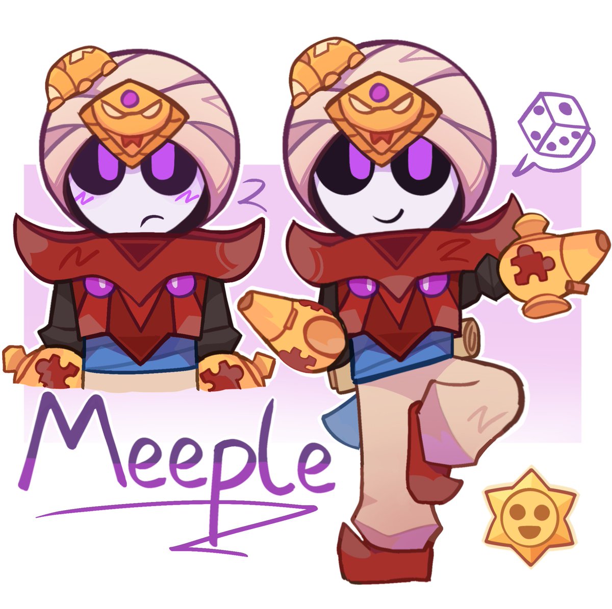EVIL_906's tweet photo. #BrawlStars #BrawlStarsMeeple #MeepleBrawlStars https://t.co/r6oKDAvzAX