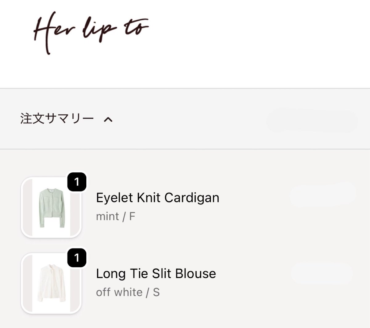 Long Tie Slit Blouseは試着をしてときめいたのと 社長も万能と仰って 