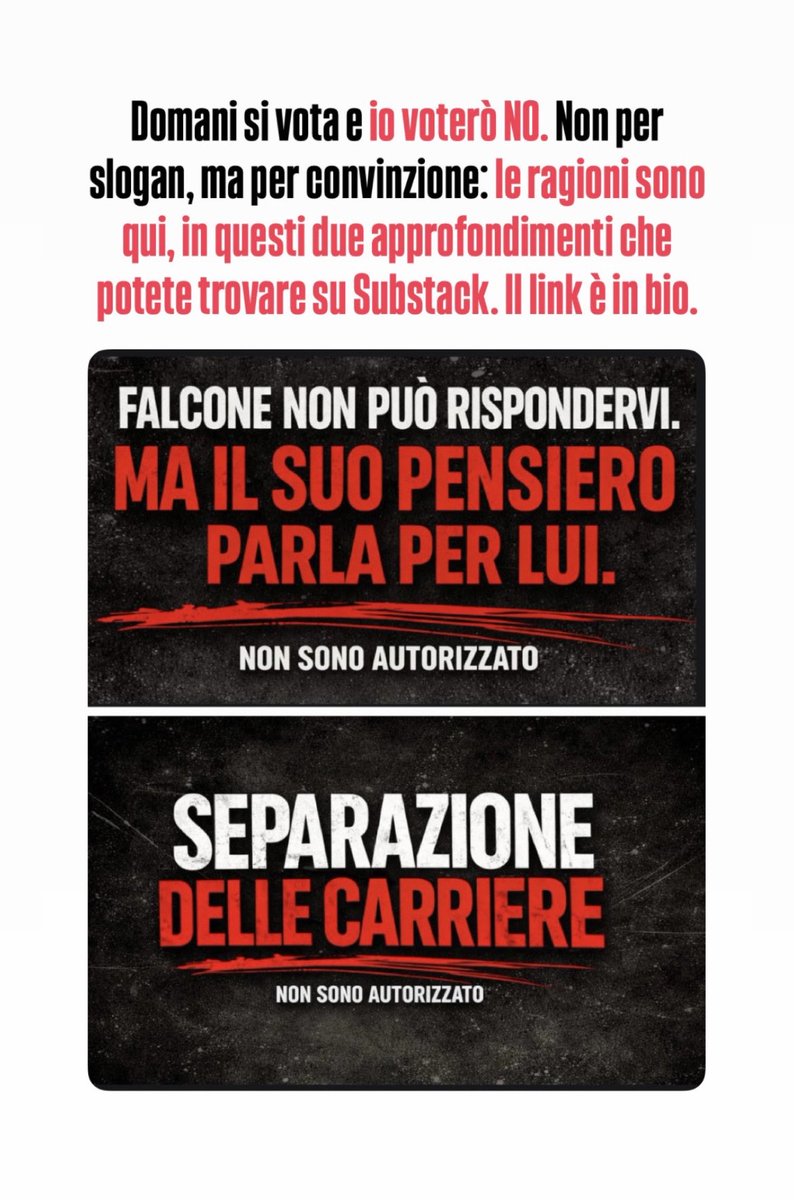 il_robespierre's tweet photo. In questi giorni vedo tornare spesso la stessa idea, che questa riforma andrebbe letta solo in chiave tecnica, quasi fosse possibile separarla dal contesto politico in cui nasce e dagli effetti che produrrà.

Eppure è proprio il contrario.
Una riforma costituzionale vive nelle conseguenze che genera: negli equilibri che modifica, nei rapporti di potere che ridefinisce, nella visione di Paese che incorpora.

Per questo il merito conta e va studiato, approfondito, discusso seriamente. È ciò che ho provato a fare, anche negli approfondimenti che trovate qui.
Ma diffidate da chi invita a depoliticizzare questo tipo di scelte.
Spesso significa spostare il confronto su un terreno tecnico che non è mai davvero neutro, dove la fiducia diventa l'argomento principale.

E la fiducia non è un fatto astratto riguarda chi propone, chi sostiene e gli interessi in gioco.
Non è una questione di slogan o di appartenenza.

È una questione di consapevolezza.
Perché, alla fine, tutto è politica. Anche questo.
Qui gli approfondimenti che entrano nel merito della riforma. Trovate il link in bio. Votate consapevolmente.