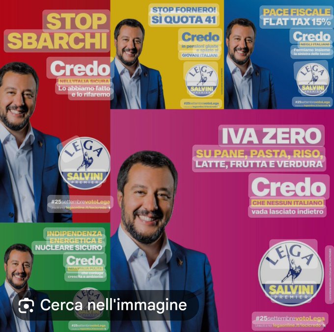 robertodimassim's tweet photo. @matteosalvinimi Parla bene ma razzola male...
#Nobel della #Bugia https://t.co/6M9n9FBBaS