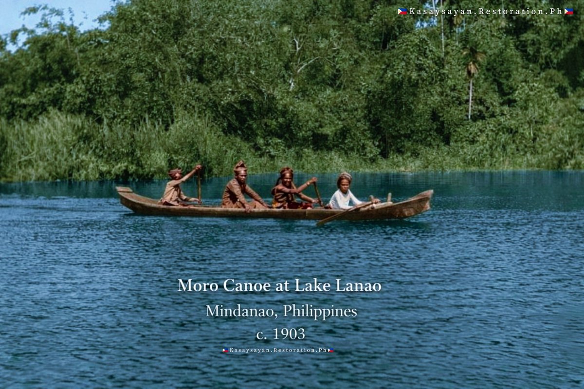 KRestorationPh's tweet photo. Moro canoe at Lake Lanao, Mindanao (c. 1903).

From the Parker Hitt Collection—capturing everyday life on the lake during the early American period.

#KasaysayanRestorationPH #LakeLanao #PhilippineHistory https://t.co/xwtTL1bd7k
