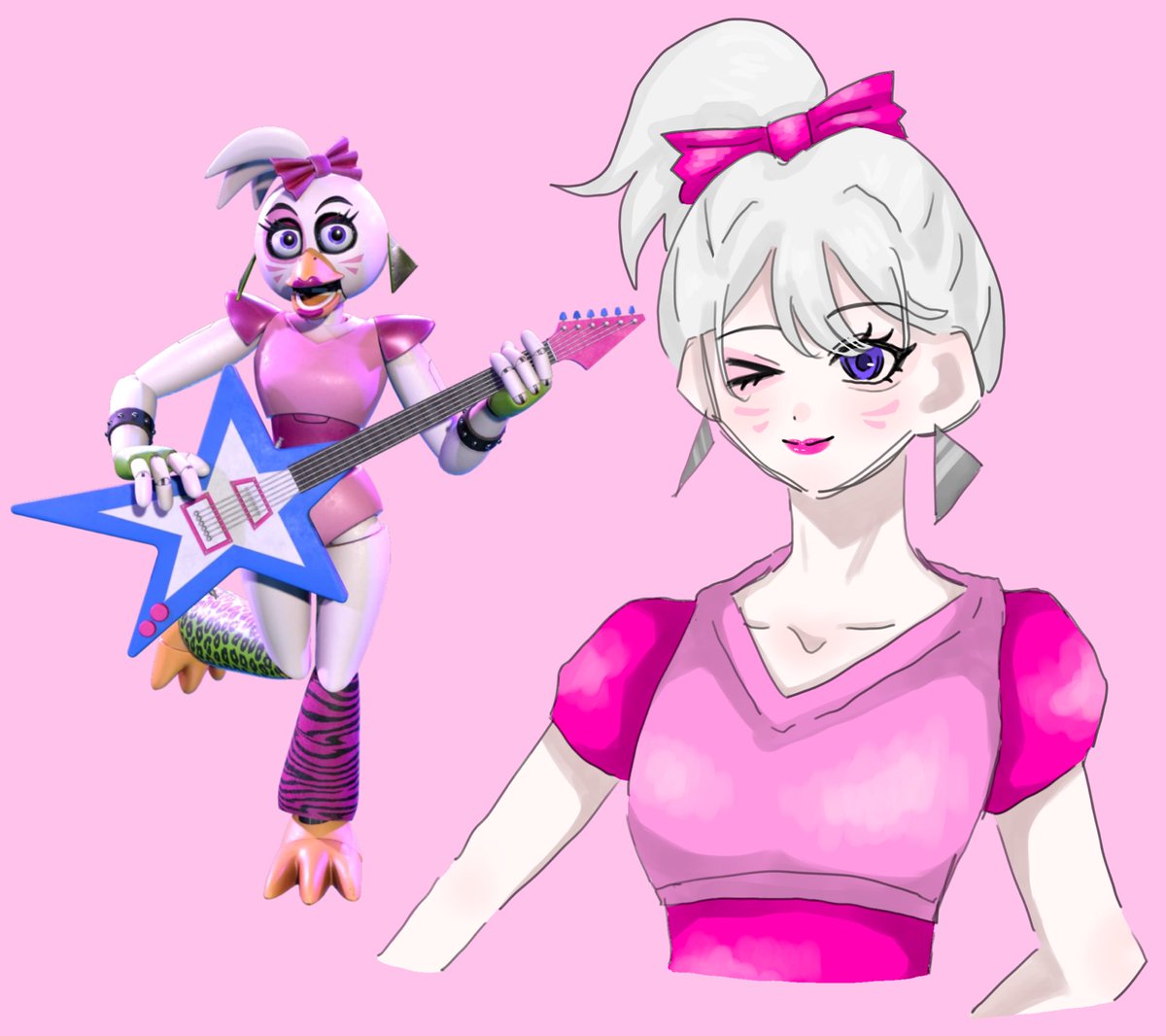 #FNAF擬人化
クオリティ低いですがもうひとつあります