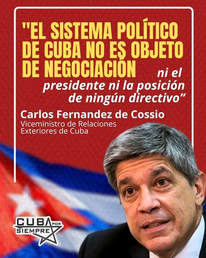 Jamás negociaremos el Socialismo #CubaSoberana