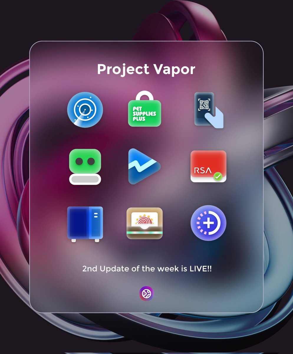 2nd update of the week for Vapor is live!!

🔸 Added 20 awesome icons!
🔸 3175+ total icons now!

Grab it here NOW 👉🏻 bit.ly/vaporiconpack

Reposts and ❤️s ll be very much appreciated guys!

Cheers and I hope you have a great weekend!!