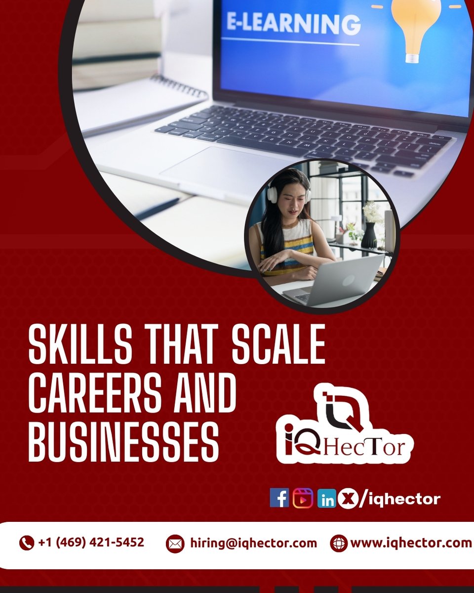 IqhectorH's tweet image. Empower your future with expert-led online training 🚀 Gain industry-ready skills

For more info, Reach us at:
📞 +1 (469) 421 - 5452
📧 hiring@iqhector.com
🌐 iqhector.com

#online #training #iqhector #iqhectortechnologies #training #java #javatraining #hiring