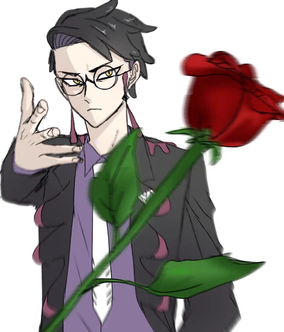 キョカラ 今日見かけた薔薇投げるやつパロ