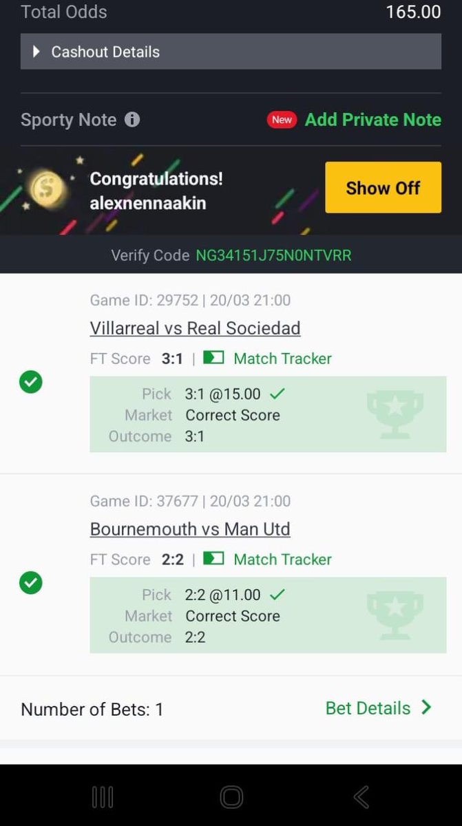 Alex85046614037's tweet photo. Congratulations Big win 🏆 https://t.co/1LYugjvgFu