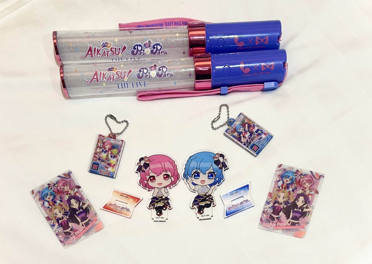 #アイカツプリパラ

 初日行けてよかった！💙
あの頃に戻れたみたいで楽しかった！！！
また明日も楽しむぞ！！