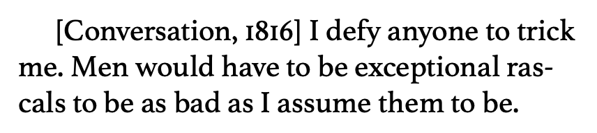 Napoleon on human nature.
This is as brutal as it gets.