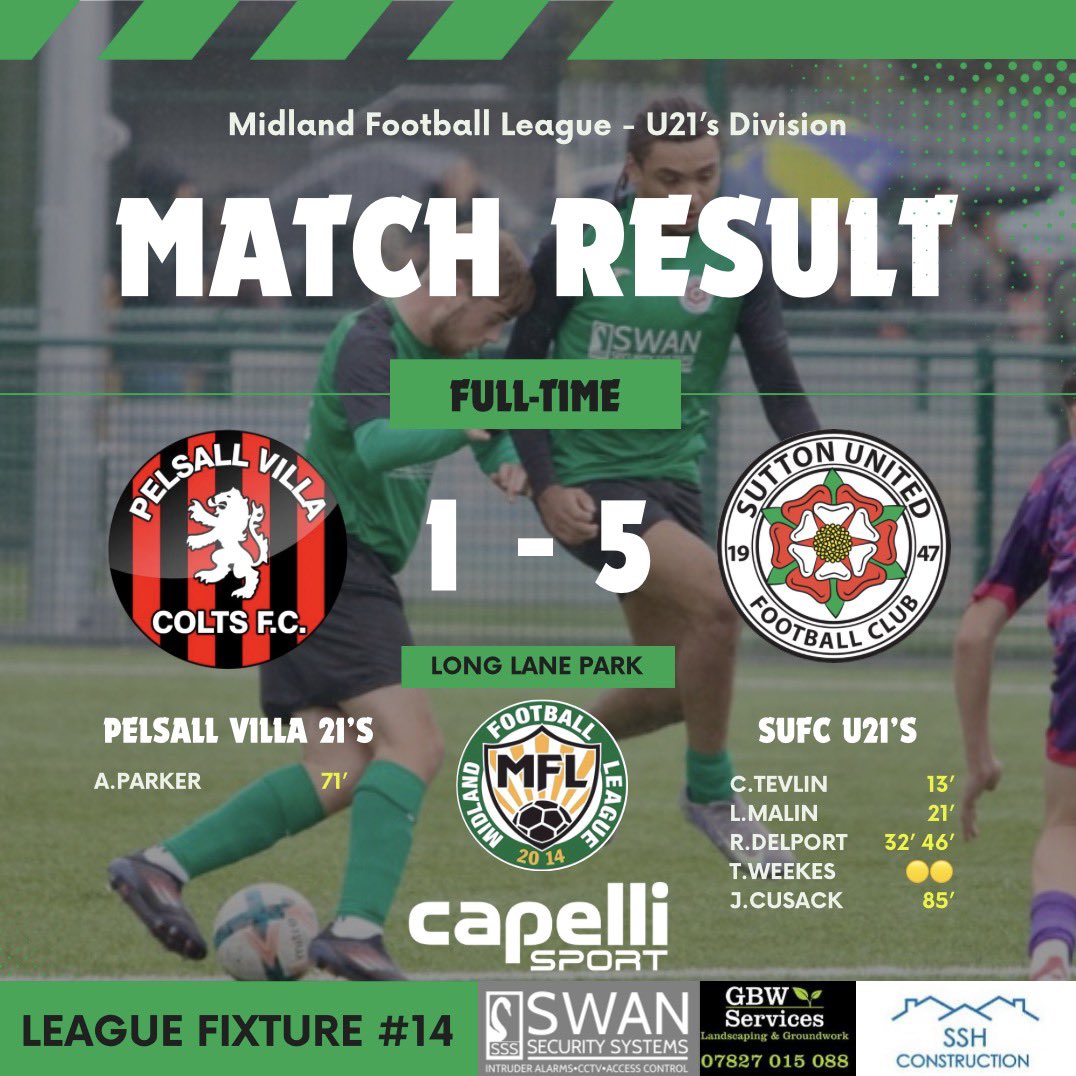 SuttonUtdFC's tweet image. U21’s | Massive result on the road 💪

5-1 win to take all three points 🔥

10 men second half – proper battle, great character shown 👊

MOTM: Warhurst (CB) 🧱

#UTS #Battle #TeamSpirit