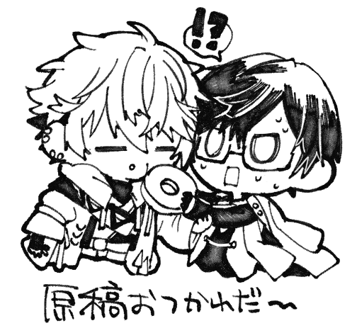 春コミおつかれさま差し入れイラストたち(渡せなかったもの含め) 
