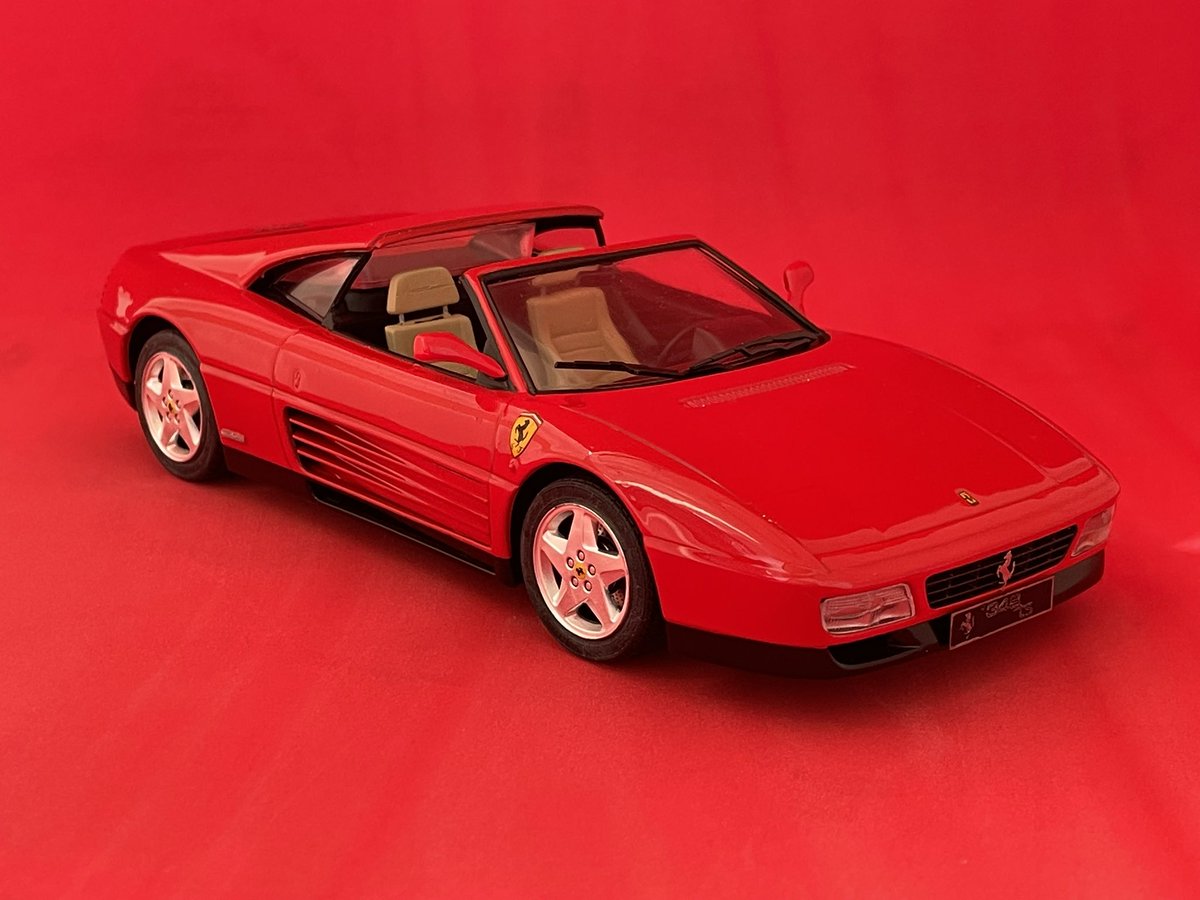 itoh_hirotaka's tweet photo. フジミ 1/24 フェラーリ348TS完成画像其の壱。
外観を公開。
#フジミ
#Ferrari
#348TS
#Ferrari348TS
#午年だからフェラーリのプラモ上げよう https://t.co/fucL0HQdKx