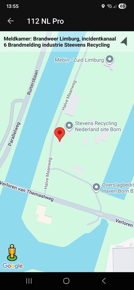 Brandmelding Industrie bij Steevens Recycling