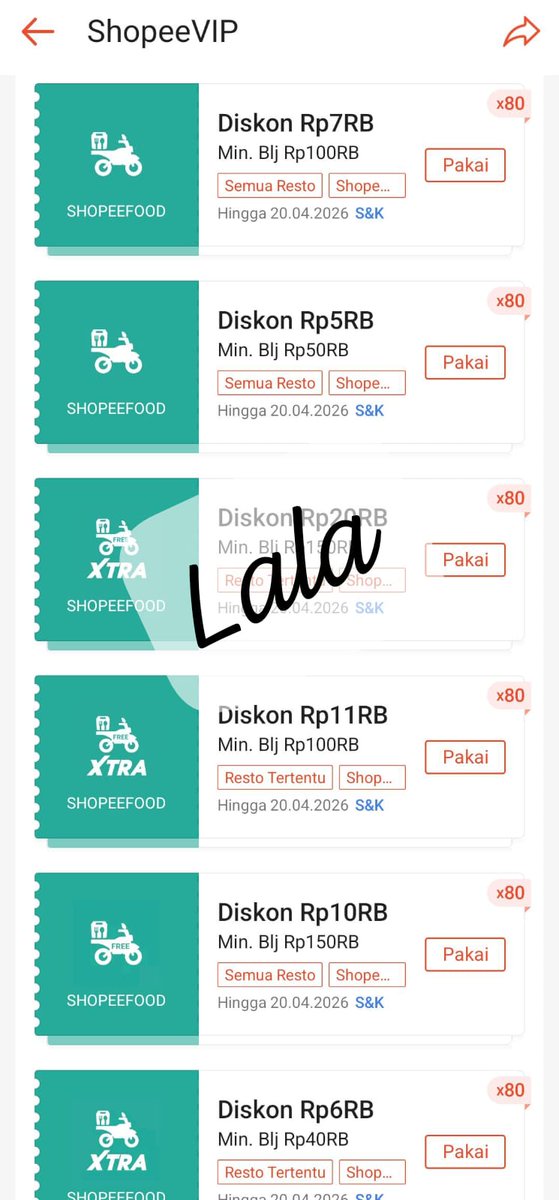 Loserrrrr20's tweet photo. ᥫ᭡ Open Co Jasa Shopee Vip ᥫ᭡

𖹭.ᐟ  Fee 500p (max 3 toko)
𖹭.ᐟ  Privasi aman 
𖹭.ᐟ   Alamat kalian 
𖹭.ᐟ Resi langsung dikasih setelah keluar
𖹭.ᐟ Payment all e-wallet  &amp; Seabank (ada qris juga) 

T. Jasa co vip gratis ongkir shopee 
#zonauangㅤ
#zonajajanᅠᅠᅠ https://t.co/00R8M7CO97