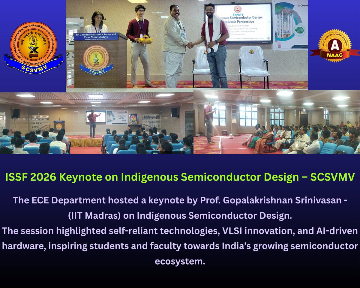 Sri ChandrasekharendraSaraswathiViswaMahavidyalaya tweet media