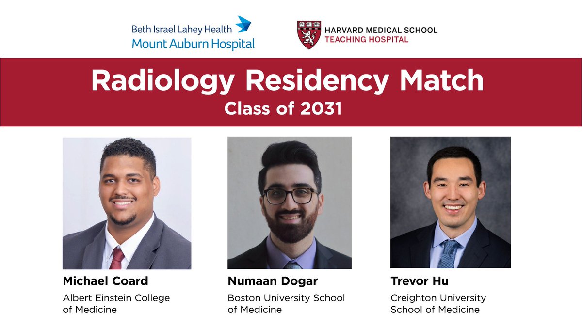 Mount Auburn Hospital Radiology Residency tweet media