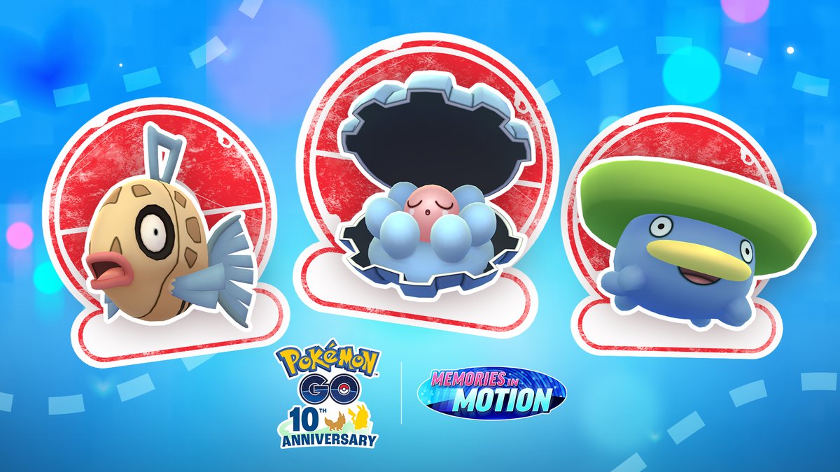 WikiDexOficial's tweet photo. Hoy en #PokémonGO, de 2 a 5 p.m., evento Reedición: Día de investigación acuática. Evento protagonizado por los Pokémon Feebas, Clamperl y Lotad.
Más información: 
https://t.co/R0LsZykq8O https://t.co/jBC3gQYFqp