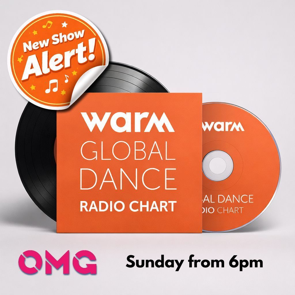 weareomgradio's tweet photo. NEW SHOW ALERT. We're proud to present the WARM GLOBAL DANCE RADIO CHART with @djpaulrudd on OMG Radio every SUNDAY from 6pm.
#WarmGlobalDanceChart 
https://t.co/Kt1d52aafE https://t.co/GNMzGvfxvB