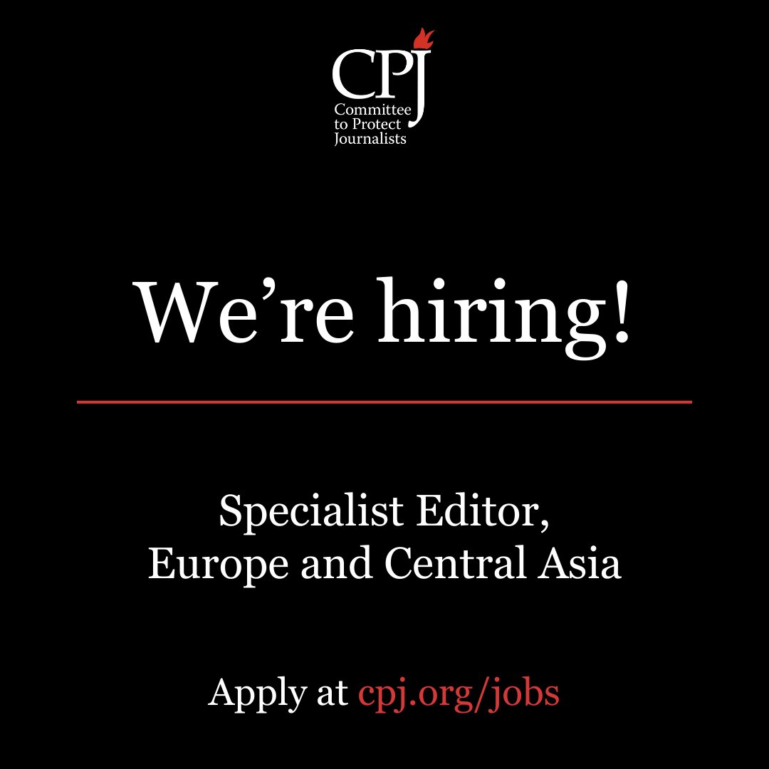 Committee to Protect Journalists tweet media