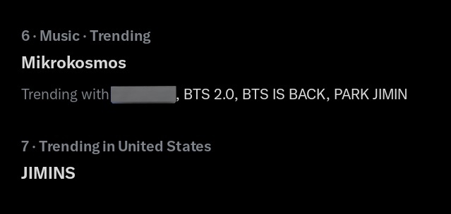 JiminTrendss's tweet image. PARK JIMIN and JIMINS is trending in the UNITED STATES 🔥