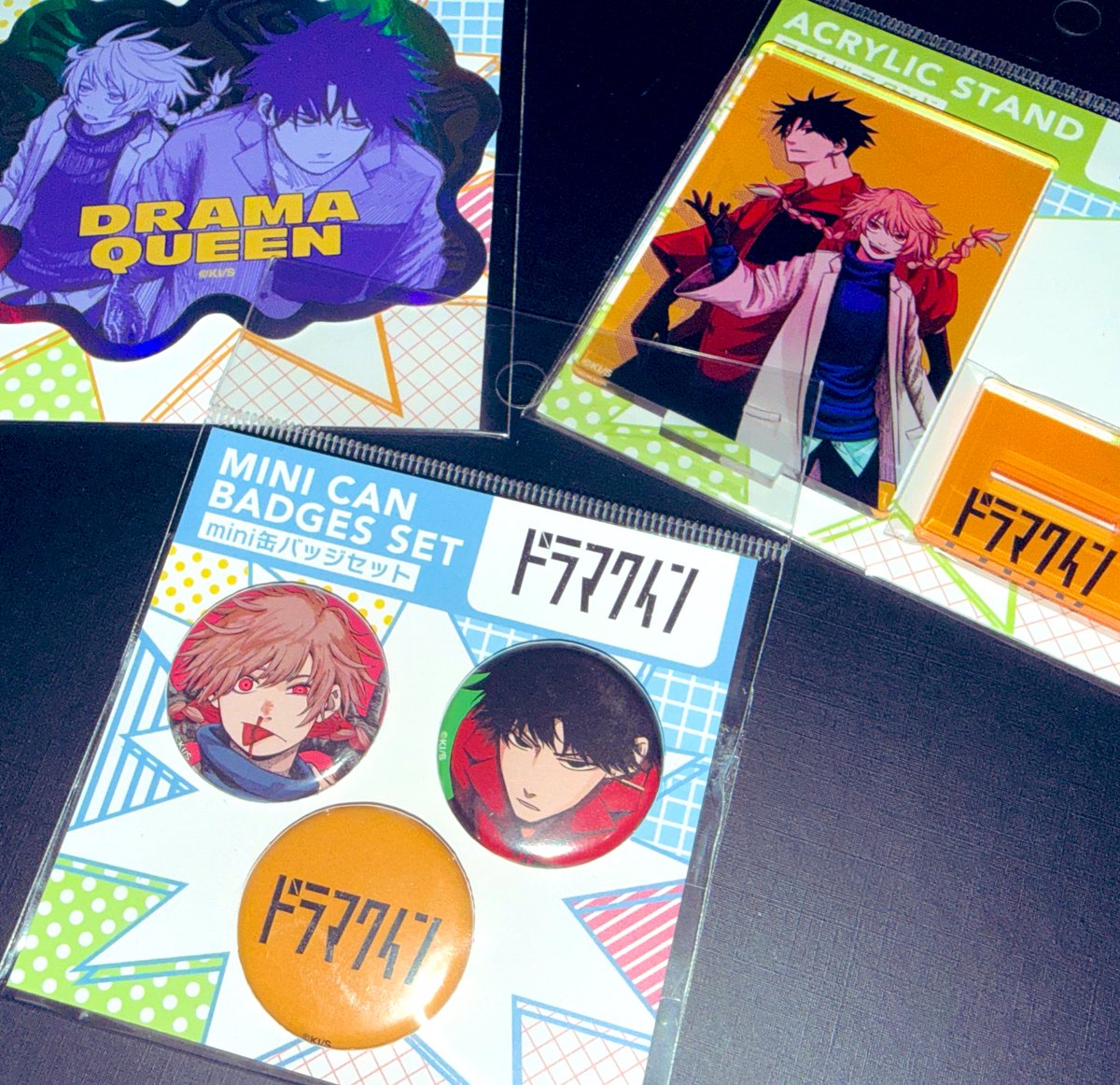 ジャンプショップでドラマクイン公式グッズが出てます
僕は缶バッジが好きです

jumpcs.shueisha.co.jp/shop/goods/sea…
