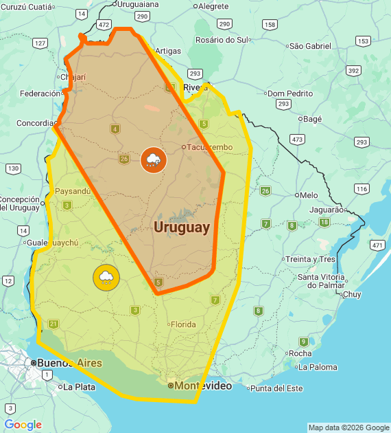Instituto Uruguayo de Meteorología tweet media