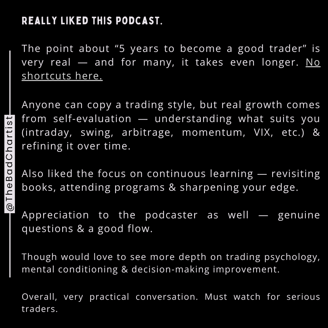 TheBadChartist's tweet photo. Must Watch this Video : 
https://t.co/NyEUIlcTiB

@vivbajaj @kushallodha548 

#trader #podcast https://t.co/DIXKzYe9X1