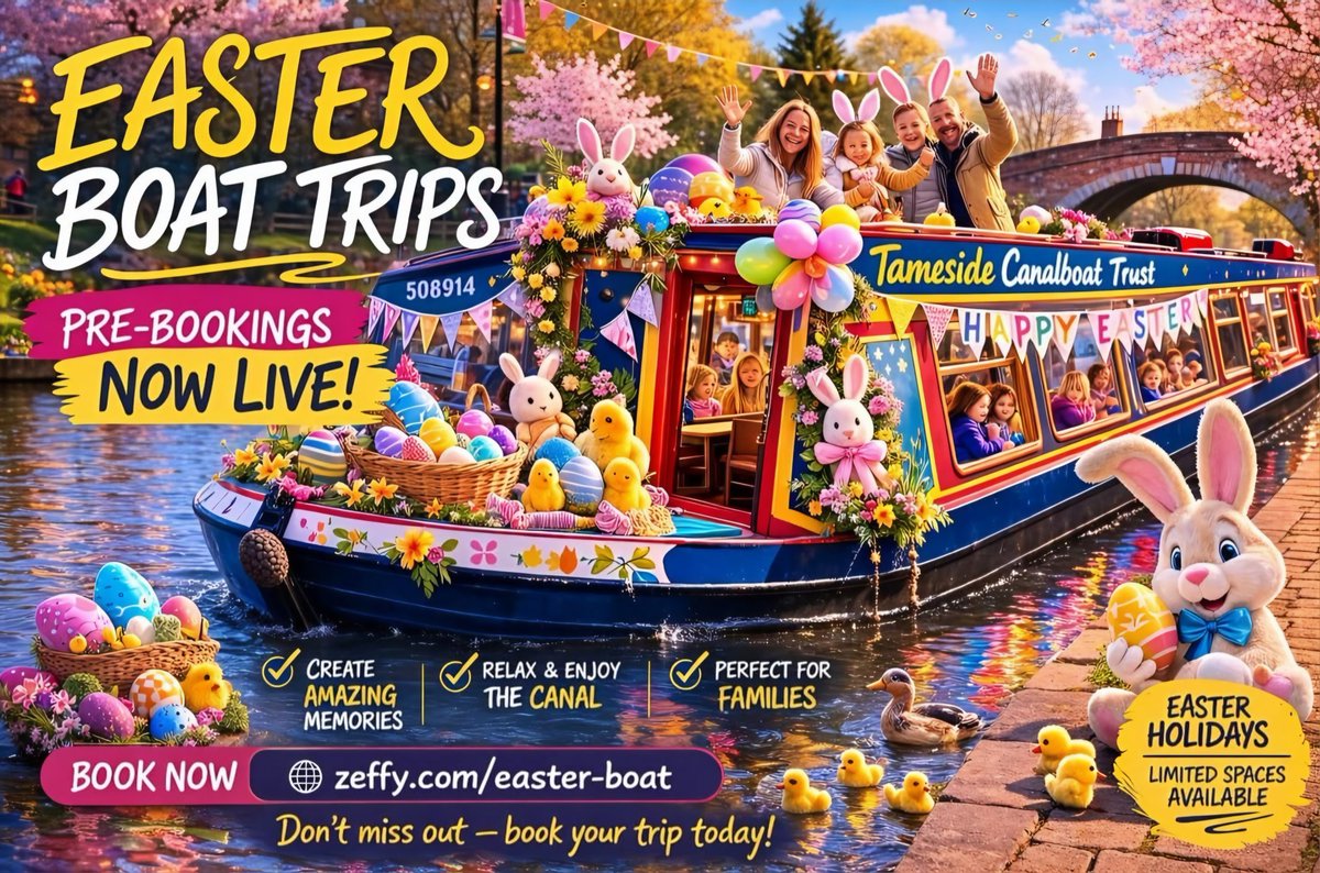 Tameside Canal Boat Trust tweet media