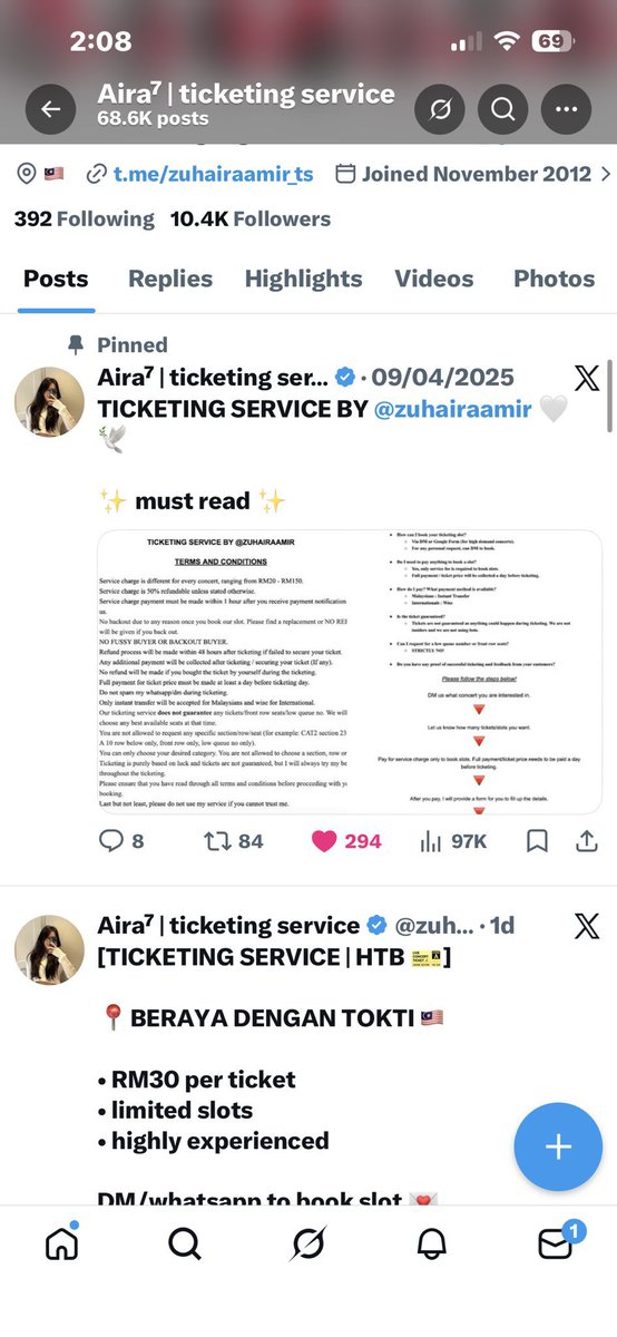 s79yyy's tweet photo. ALERT 🚨 ‼️ SCAMMER
This person is a scammer, and she actually based in Kenya. Not KL, using other persons ic, using others person picture. #scammer #lol2026 #klconcert #exo2026 #bts2026 https://t.co/IcnaW7TIP4