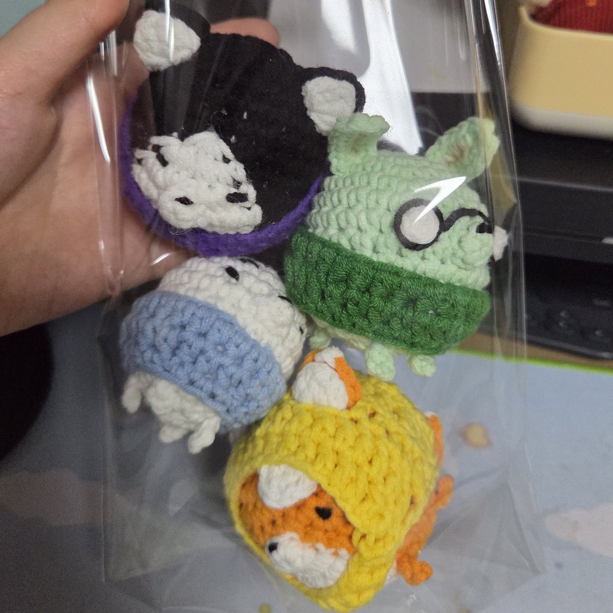 모여있으니 넘 귀엽다~
#뜨개커미션