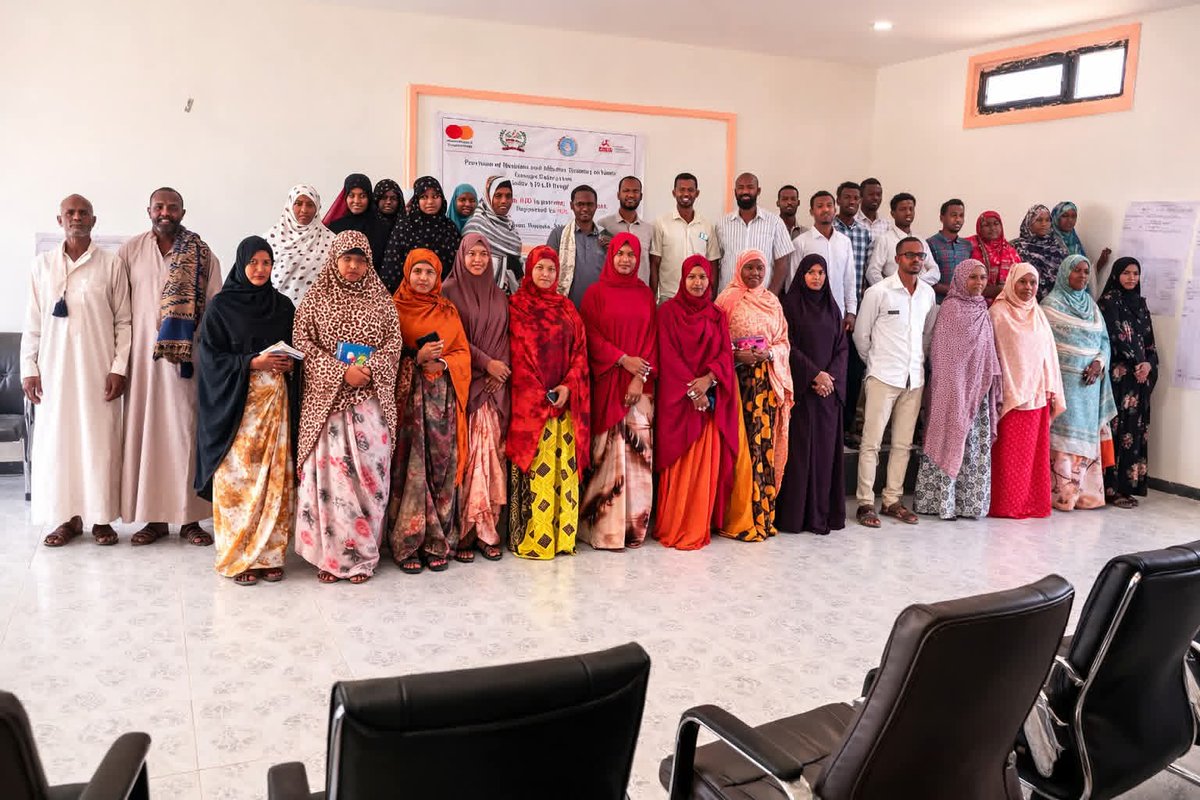 AidforIDev's tweet photo. Under the YIELD Program, AID delivered Business and Mindset training to 80 youth in Goljano Woreda, organized into two cohorts of 40 participants each. Notably, 80% of the participants were women. 

#MCF
#ESDA 
#AID 
#YIELDProgram 
#GoljanoWoreda 
#SomaliRegion https://t.co/ayOEL8JnuG