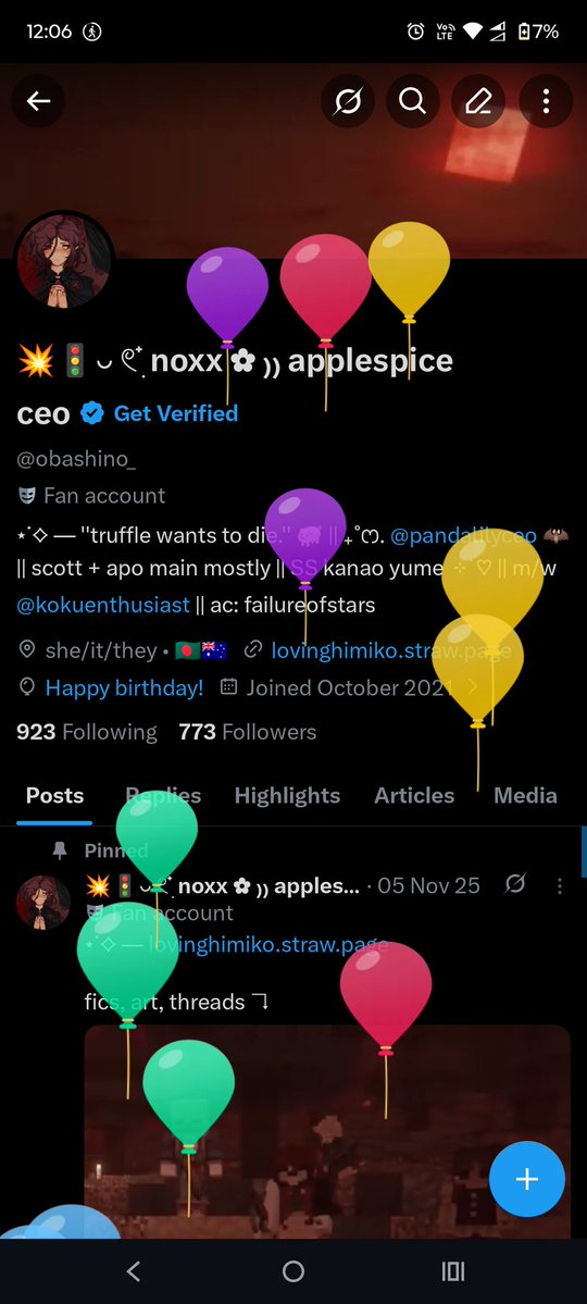 💥🚦◡ 𓏲 ๋࣭ noxx ✿ ₎₎ applespice ceo tweet media