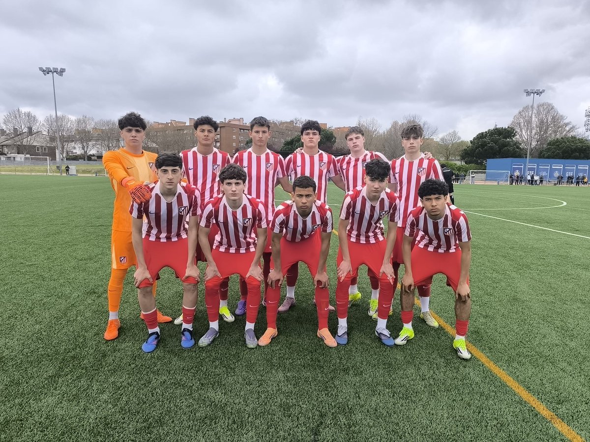 AtletiAcademia's tweet photo. CADETE DIVISIÓN DE HONOR 

Getafe C 2-3 Atlético de Madrid Cadete B 

⚽ Adri, Iker y Dani https://t.co/7tLgvOdydH