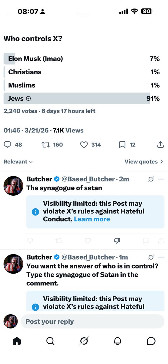Butcher tweet media