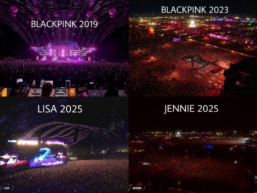 Blackpink really made it look easy pulling these HUGE crowds.