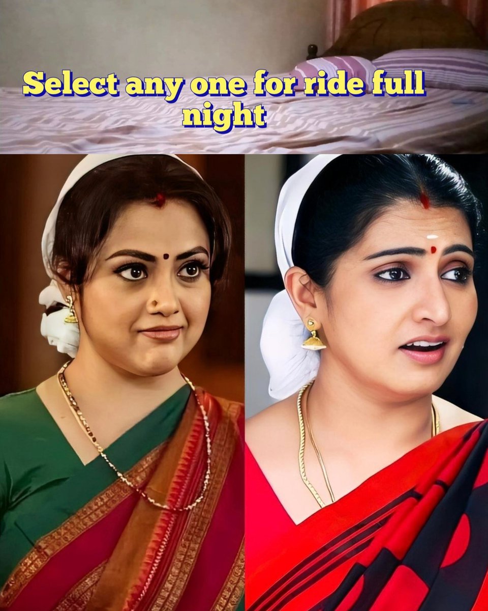 SriAdda85212's tweet photo. #𝐦𝐞𝐞𝐧𝐚 𝐕/𝐬 #𝐒𝐮𝐣𝐢𝐭𝐡𝐚 𝐀𝐧𝐧𝐢 😍❤️ 𝐒𝐭𝐫𝐢𝐜𝐭𝐥𝐲 𝐂𝐡𝐨𝐨𝐬𝐞 𝐎𝐧𝐞 𝐅𝐨𝐫 𝐦𝐨𝐫𝐧𝐢𝐧𝐠 𝐑𝐨𝐮𝐧𝐝 🥵 
𝐢𝐧 𝐂𝐎𝐌𝐌𝐄𝐍𝐓 👇🏻 https://t.co/kuYZsf0tMR