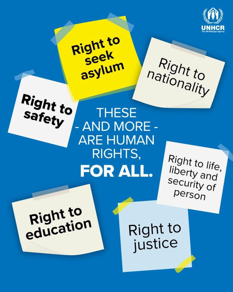 As we mark #HumanRightsDay in South Africa and the International Day for the Elimination of Racial Discrimination, we are reminded that refugees are people with hopes, skills and dreams. Protecting their rights is part of protecting our shared humanity. <a href="/Refugees/">UNHCR, the UN Refugee Agency</a> <a href="/ohchr_sa/">@UN Human Rights Southern Africa</a>